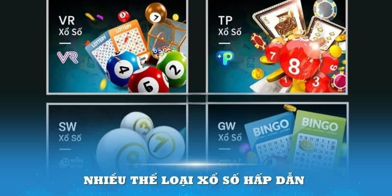 Đa dạng thể loại quay xổ số trúng thưởng siêu hấp dẫn