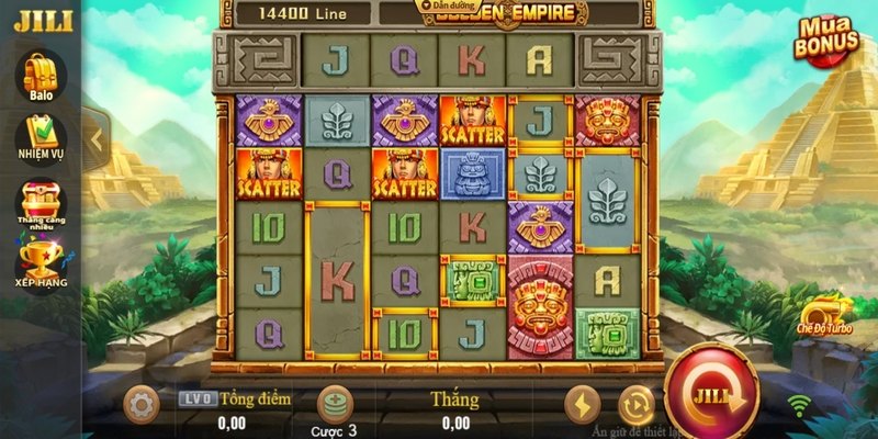 Trải nghiệm game slots Jili Đế quốc hoàng kim